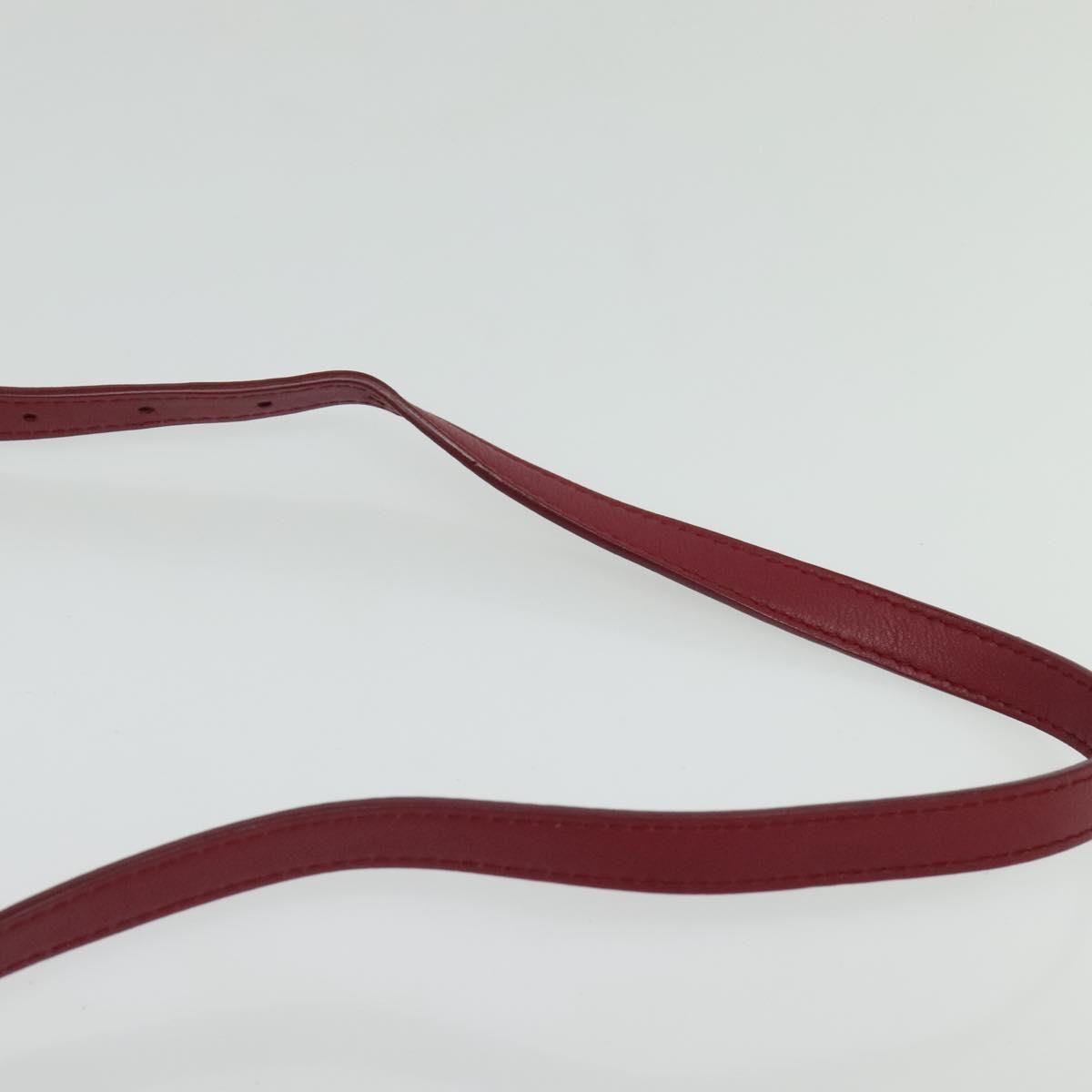 Balenciaga Triangle Duffle Bag Leather Red Leather Hand