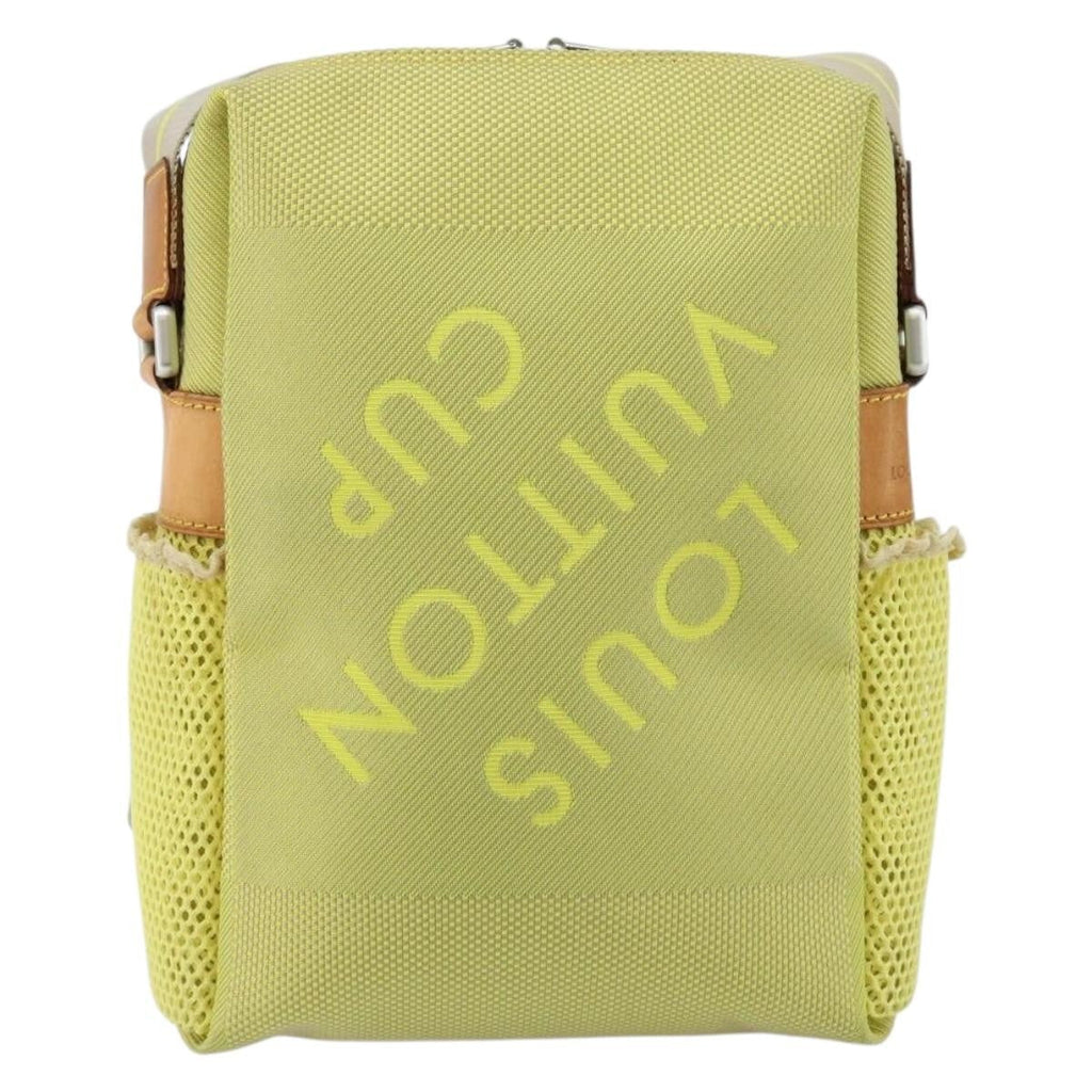 Louis Vuitton Cup Weathery Bag Damier Geant Canvas Yellow Canvas Shoulder Bag
