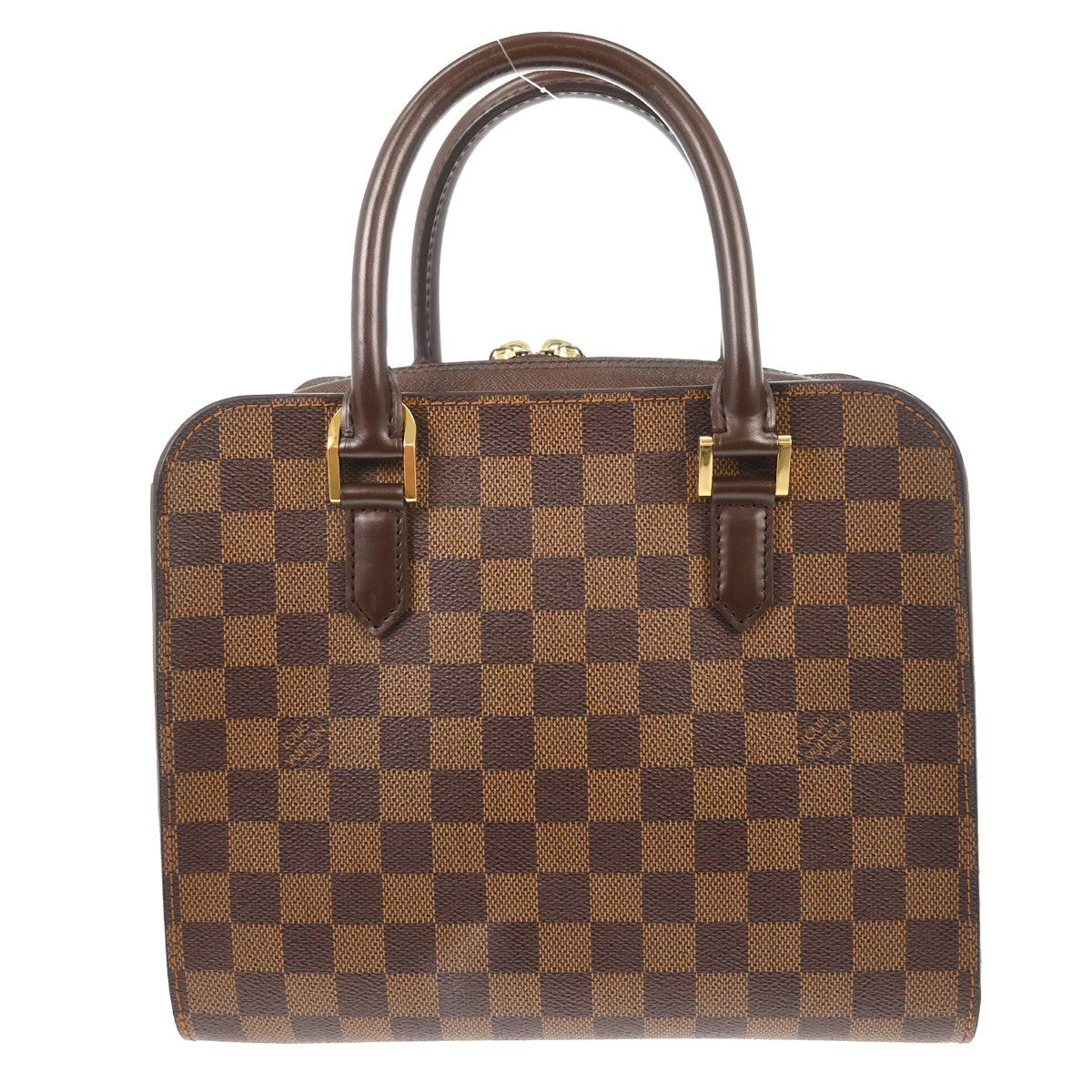 Louis Vuitton Triana Bag Damier Brown Canvas Handbag