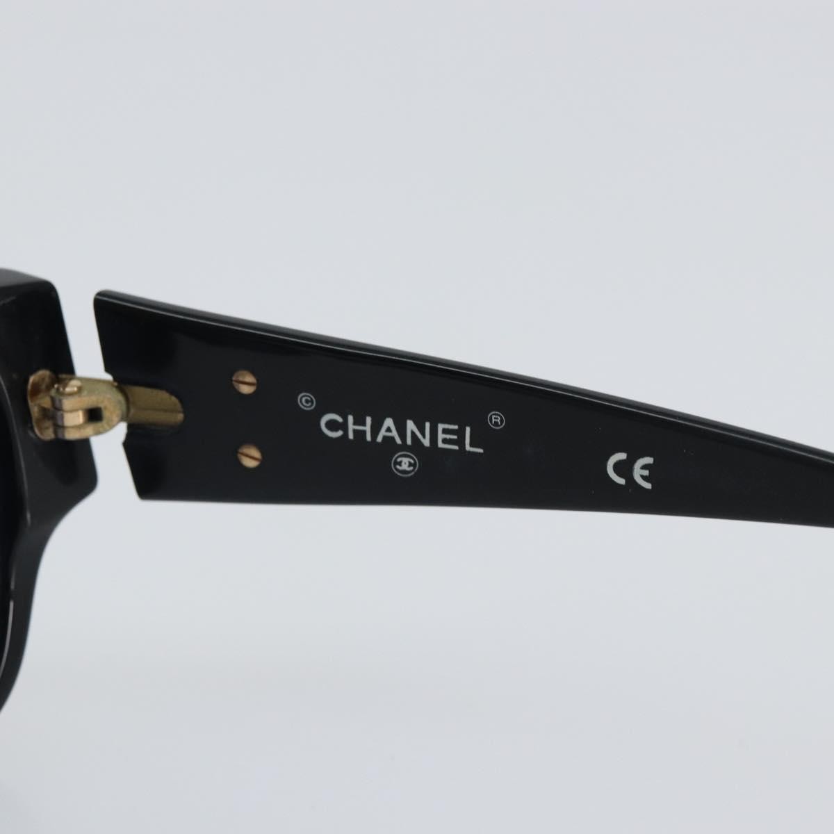 Chanel Logo Cc Sunglasses Plastic Black Plastic Sunglasse Accessory