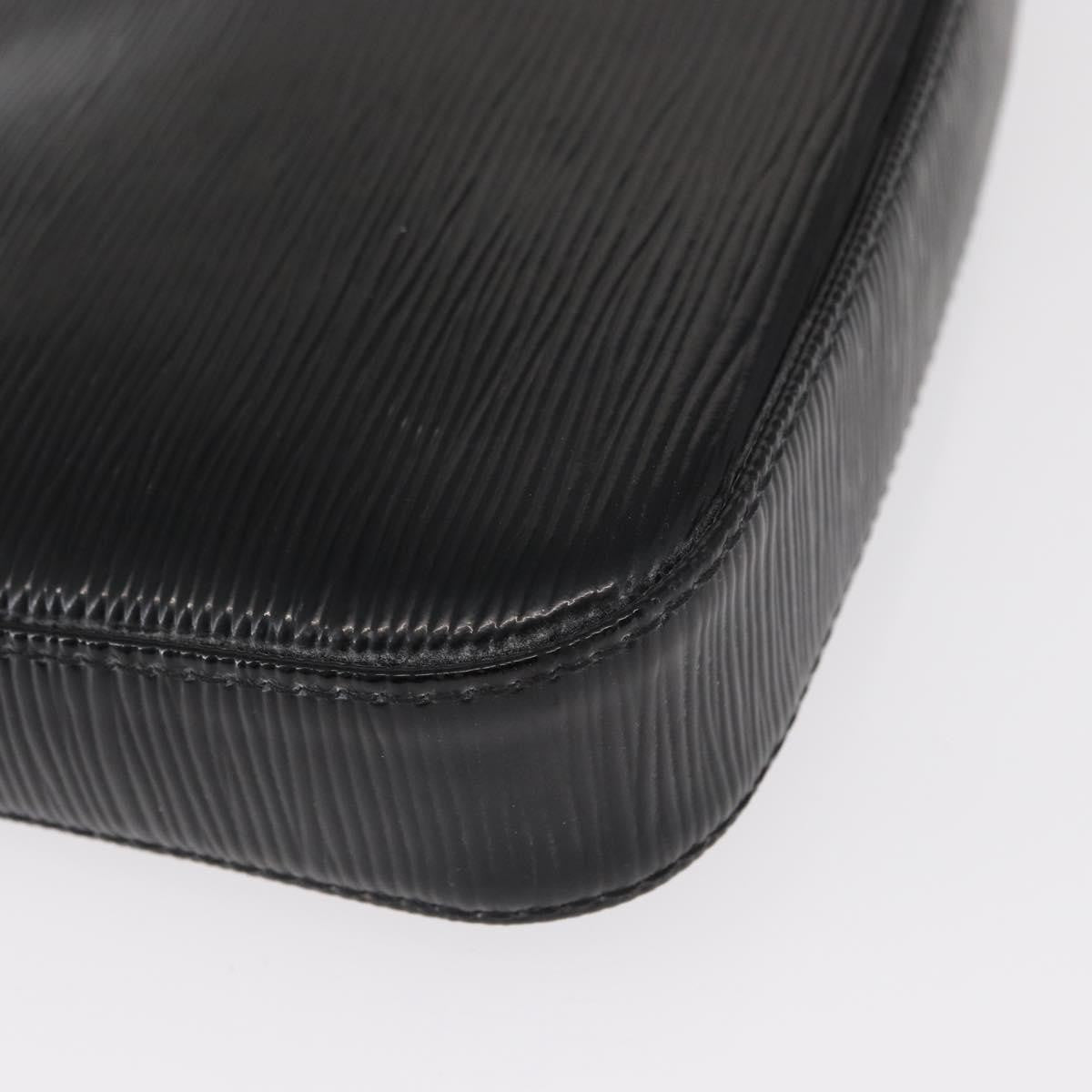 Louis Vuitton Pochette Accessoires Nm Electric Epi Leather Black Leather Clutche & Pouche Bag