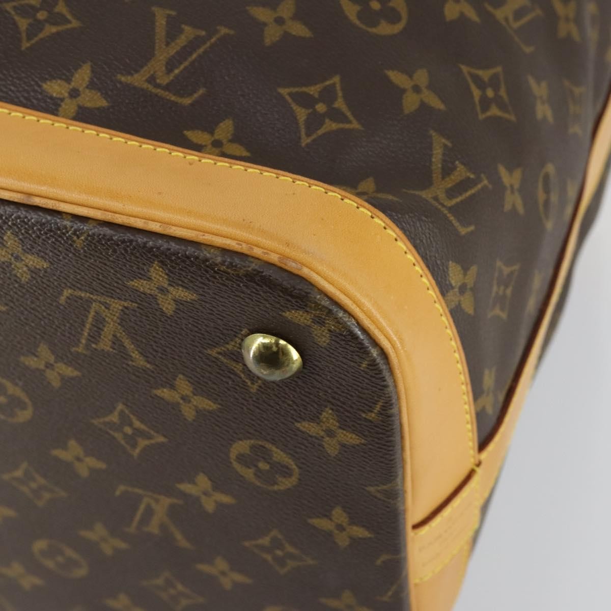 Louis Vuitton Cruiser Handbag Monogram Canvas Brown Canvas Travel Bag