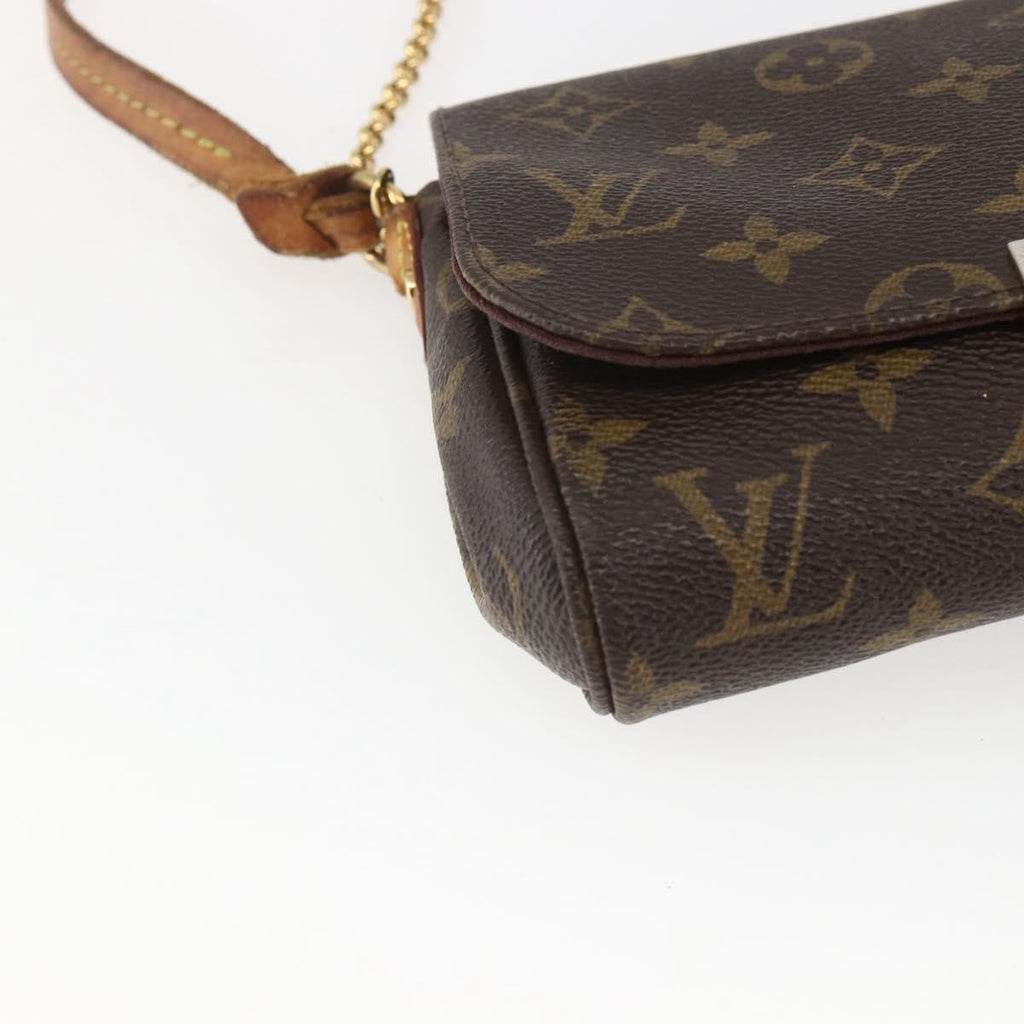 Louis Vuitton Favorite Handbag Monogram Canvas Brown Canvas Shoulder Bag