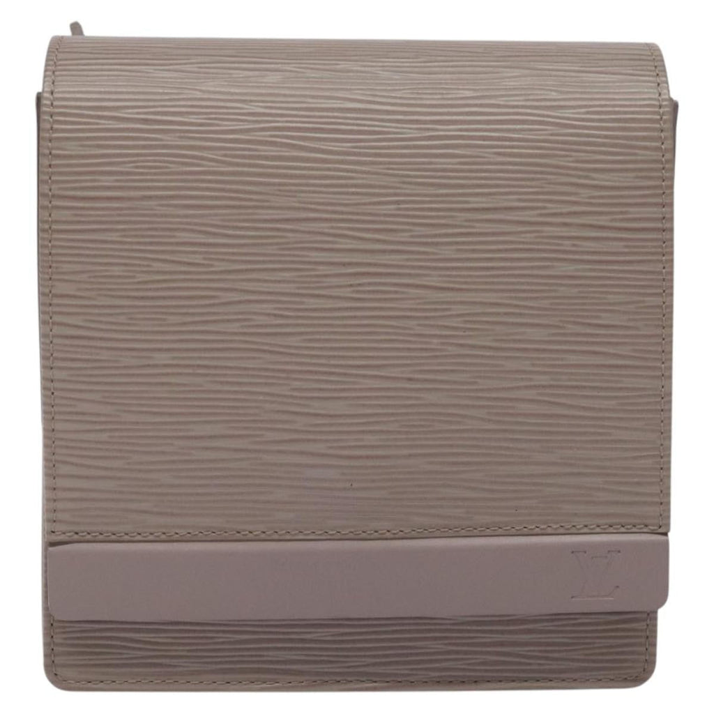 Louis Vuitton Biarritz Shoulder Bag Epi Leather Gray Leather Shoulder Bag