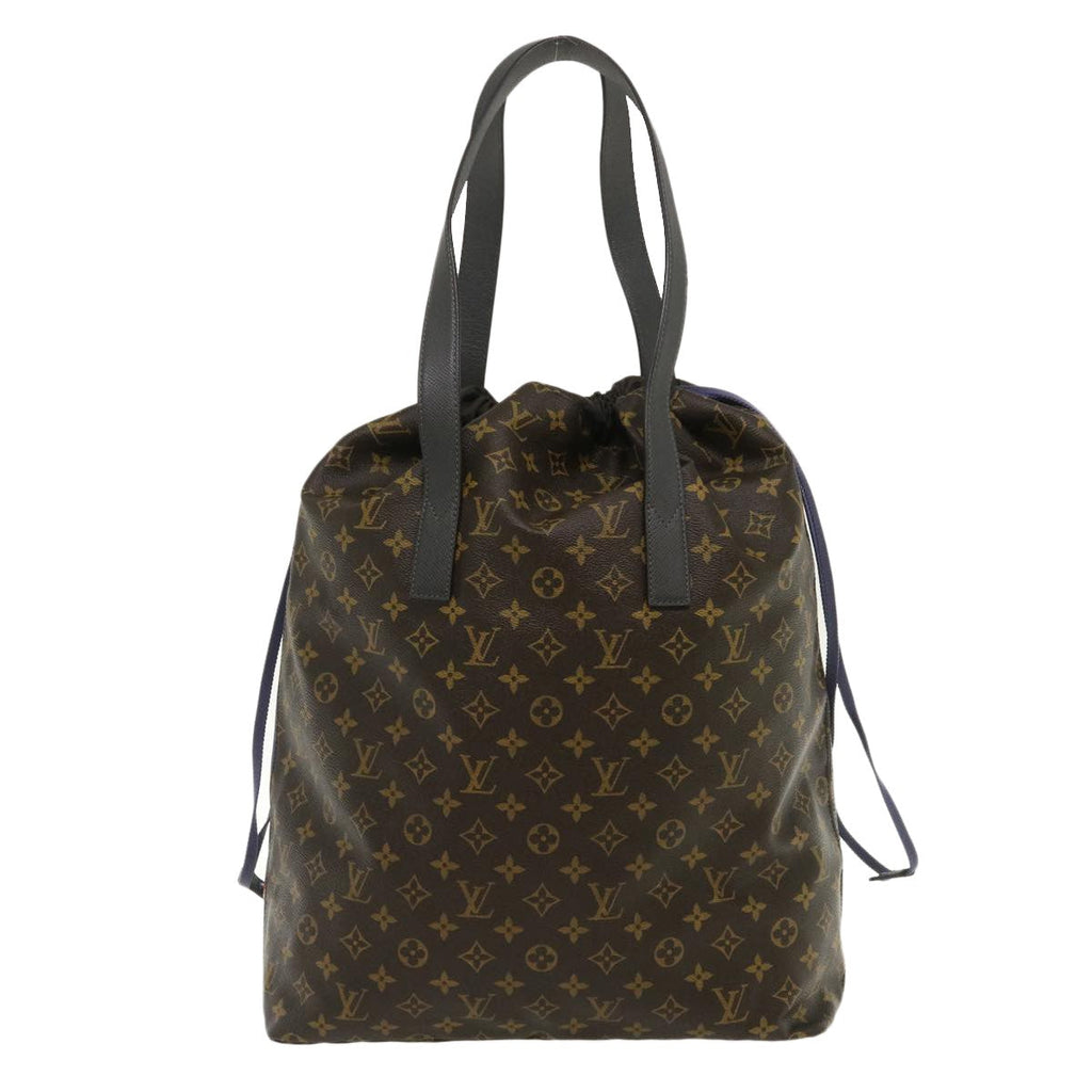 Louis Vuitton Cabas Light Drawstring Bag Monogram Split Canvas Brown Canvas Tote Bag