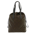 Louis Vuitton Cabas Light Drawstring Bag Monogram Split Canvas Brown Canvas Tote Bag