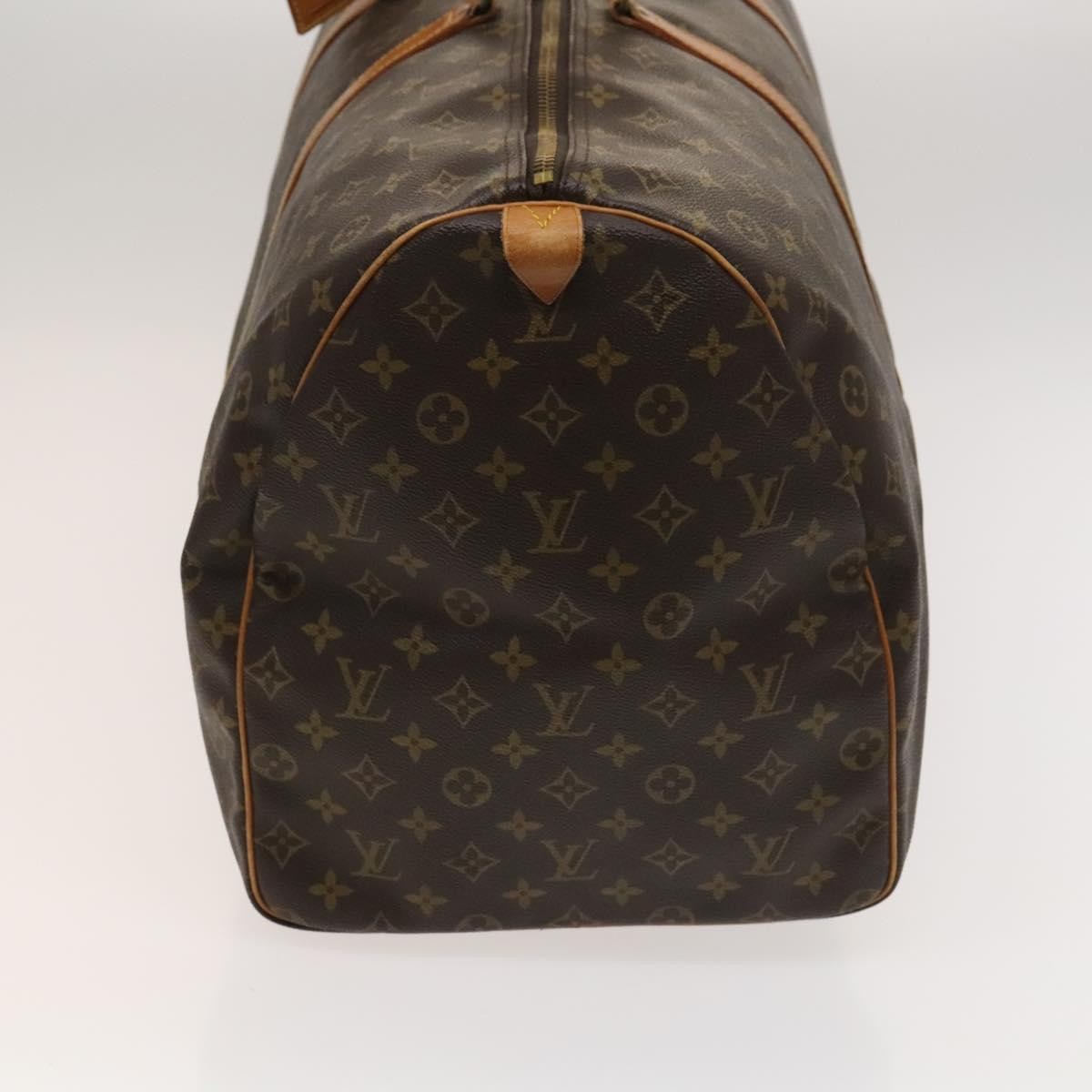 Louis Vuitton Keepall Bag Monogram Canvas Brown Canvas Travel Bag