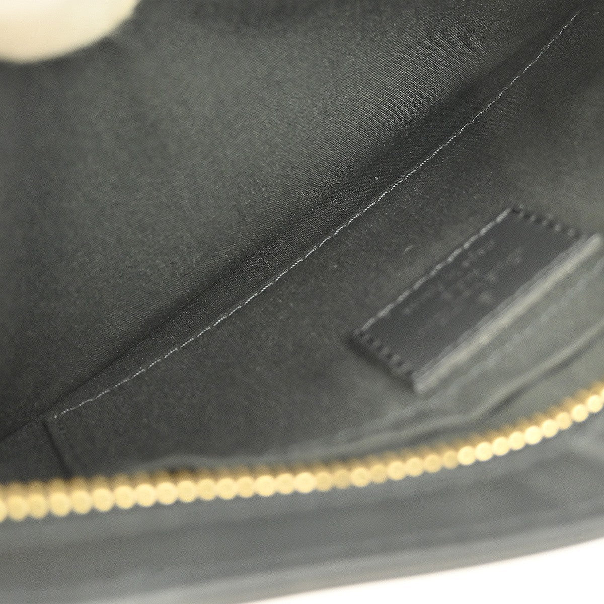 Louis Vuitton Sarvanga Handbag Epi Leather Black Leather Clutche & Pouche Bag