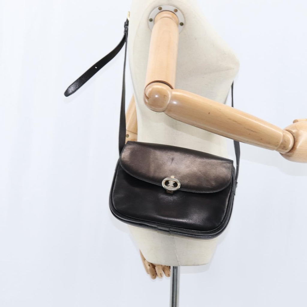 Celine Shoulder Bag Leather Black Leather Shoulder Bag Bag