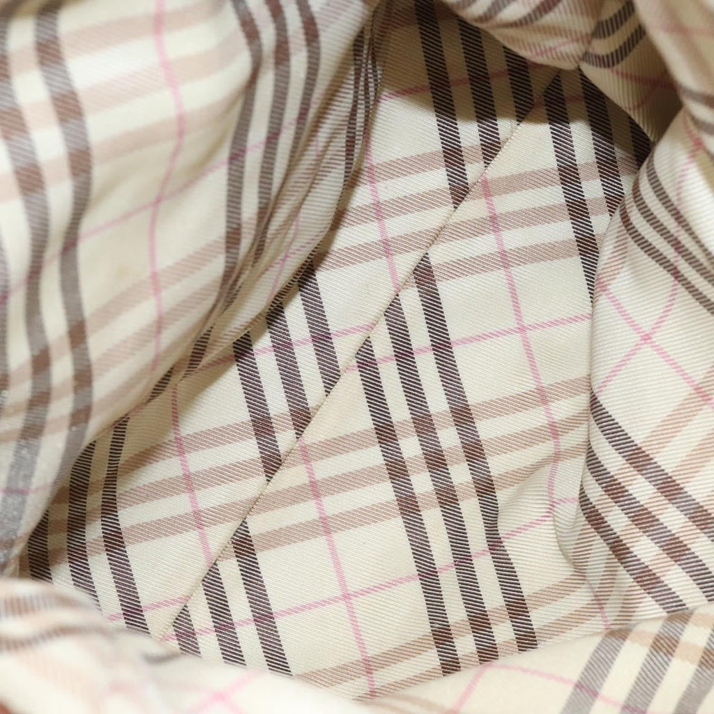 Burberry Nova Check Tote Canvas And Leather Beige Canvas Tote Bag