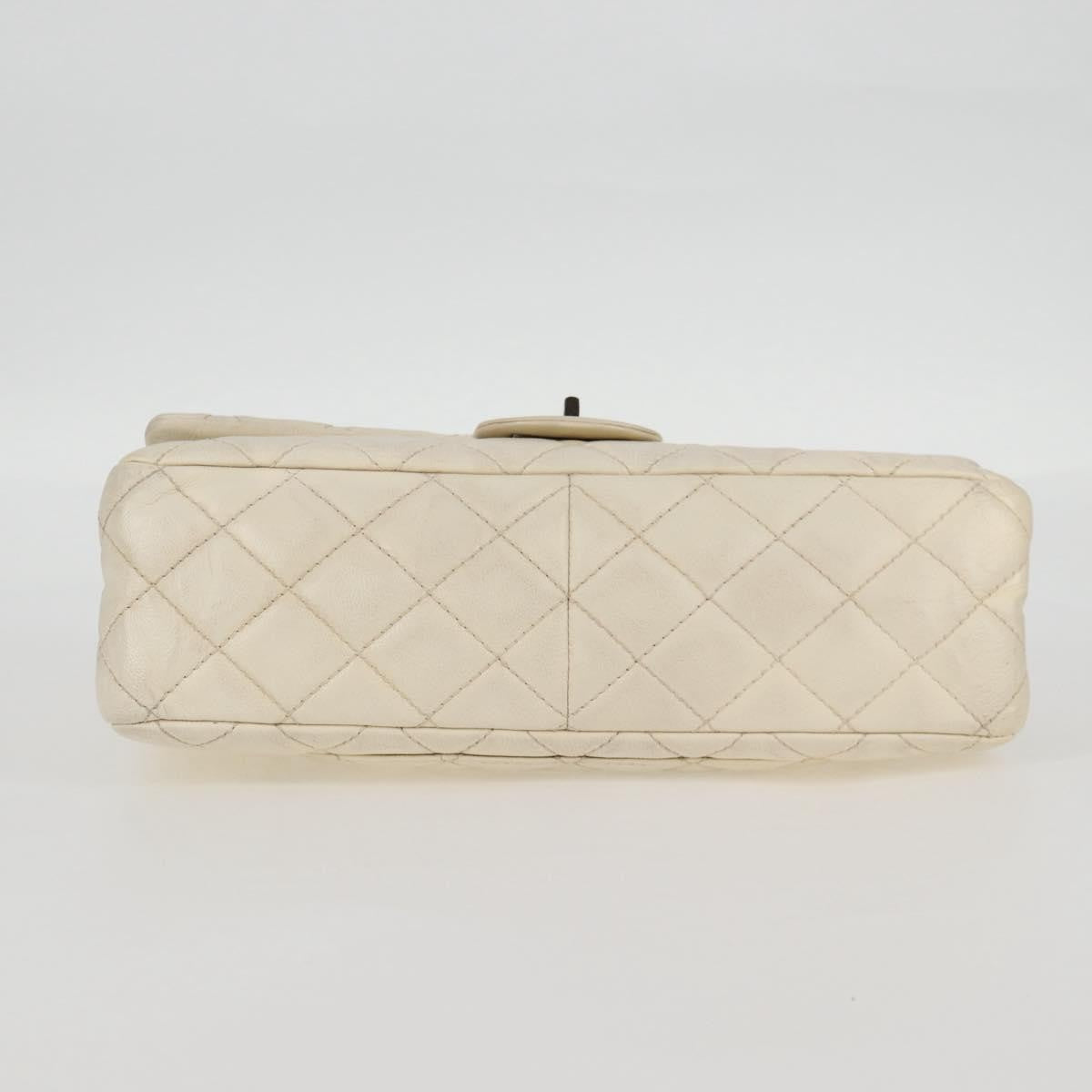 Chanel Reissue 2.55 Flap Bag Quilted Caviar White Leather Shoulder Bag Bag