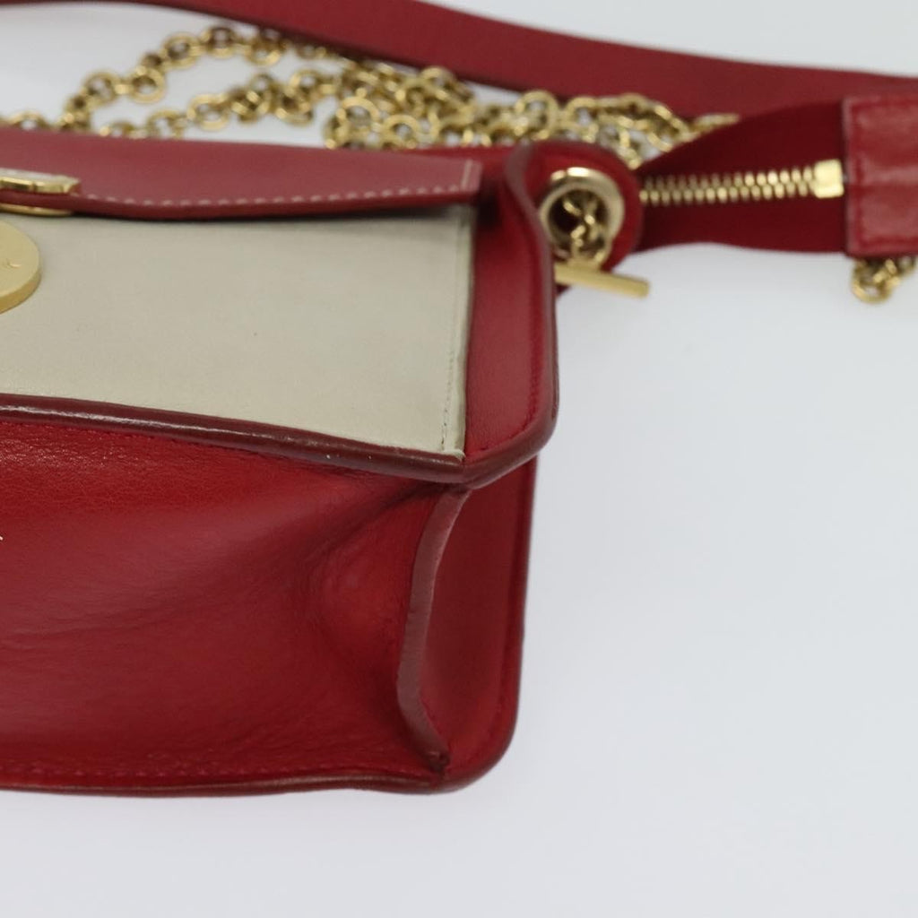 Celine Shoulder Bag Leather Red Leather Shoulder Bag Bag