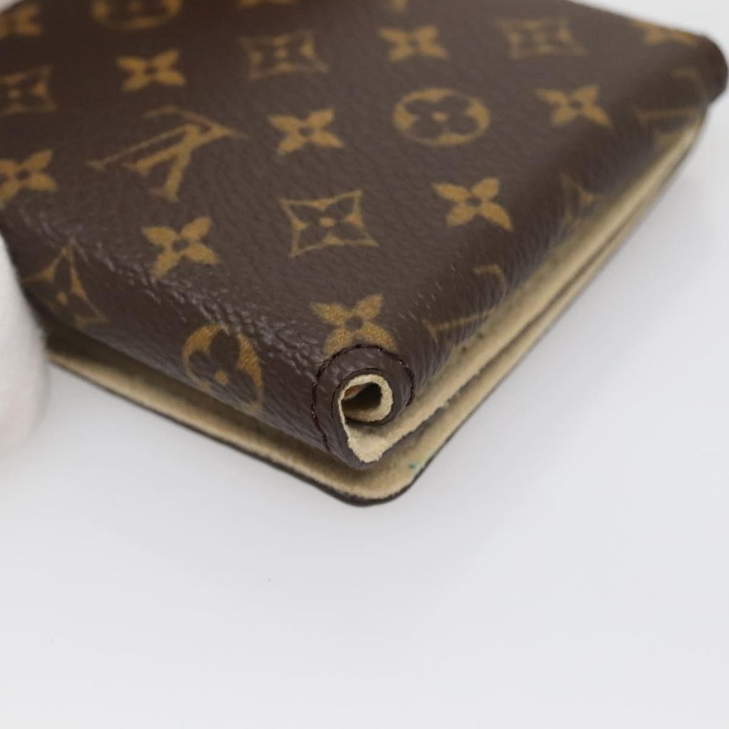 Louis Vuitton Case Jewelry Box Canvas Brown Canvas Wallets Accessory