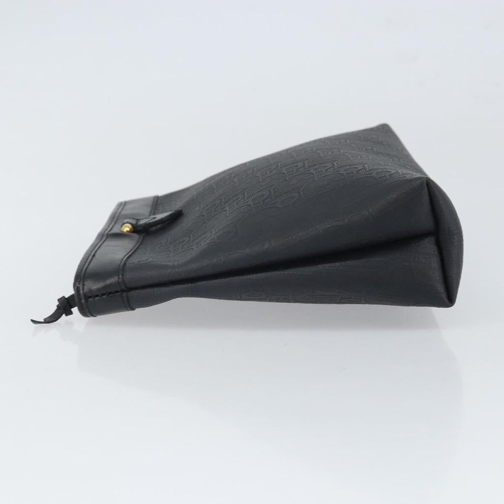 Christian Dior Trotter Pouch Canvas Black Canvas Clutche & Pouche Bag (Pre-Owned)