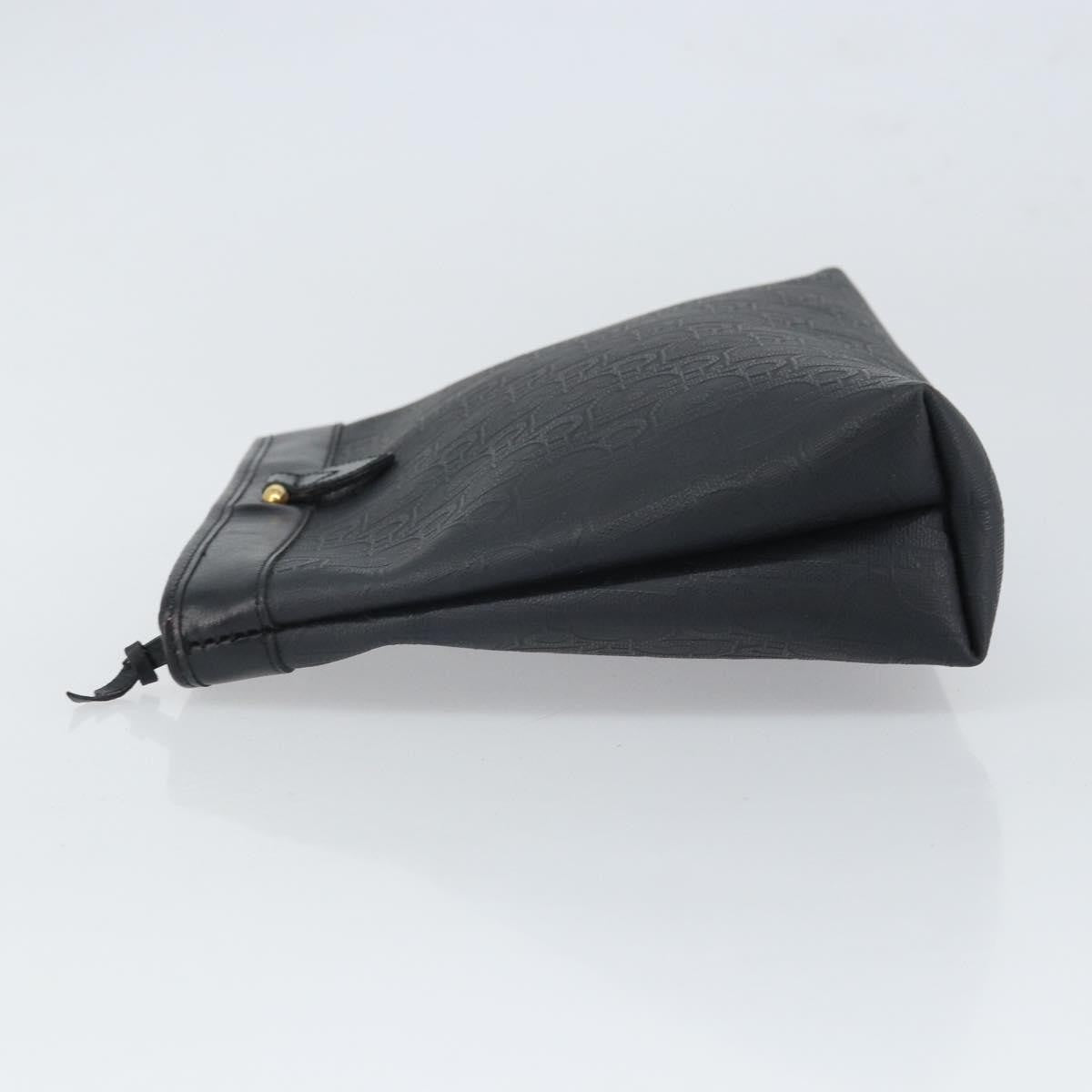 Christian Dior Trotter Pouch Canvas Black Canvas Clutche & Pouche Bag (Pre-Owned)