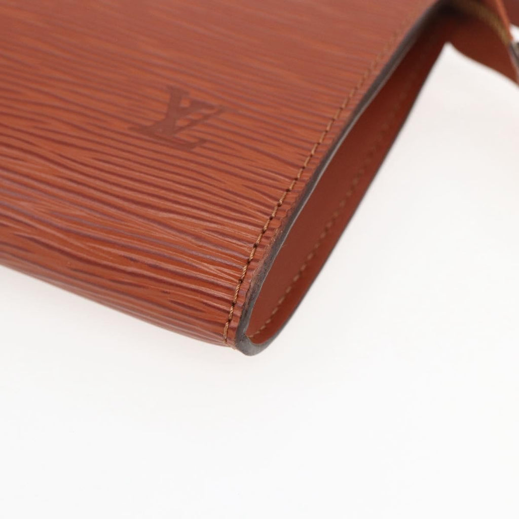 Louis Vuitton Pochette Accessoires Epi Leather Brown Leather Clutche & Pouche Bag