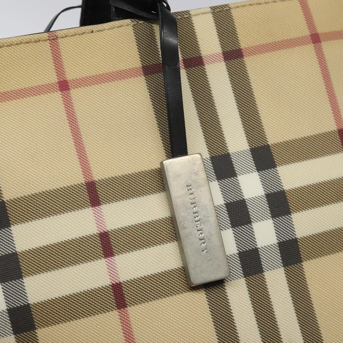 Burberry Nova Check Handbag Nova Check Canvas Beige Canvas Handbag