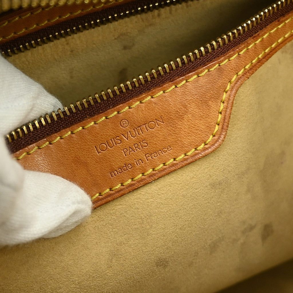 Louis Vuitton Cite Handbag Monogram Canvas Brown Canvas Clutche & Pouche Bag