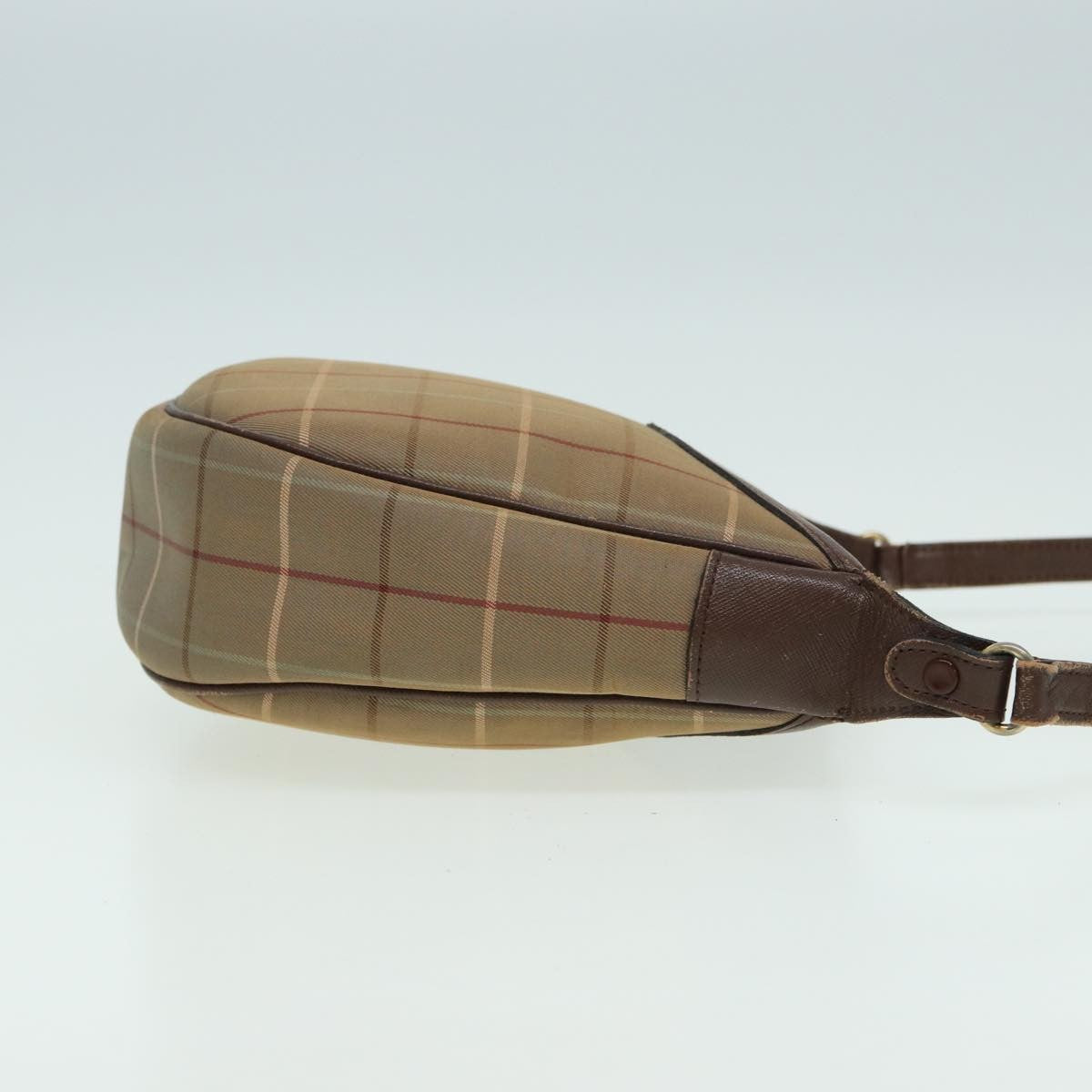 Burberry Nova Check Shoulder Bag Canvas And Leather Beige Canvas Shoulder Bag