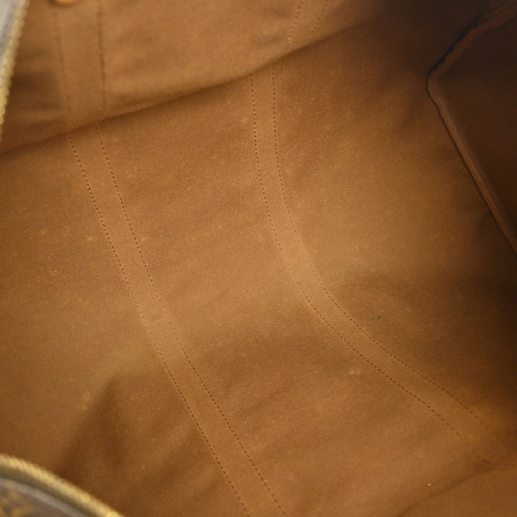 Louis Vuitton Keepall Bag Monogram Canvas Brown Canvas Travel Bag