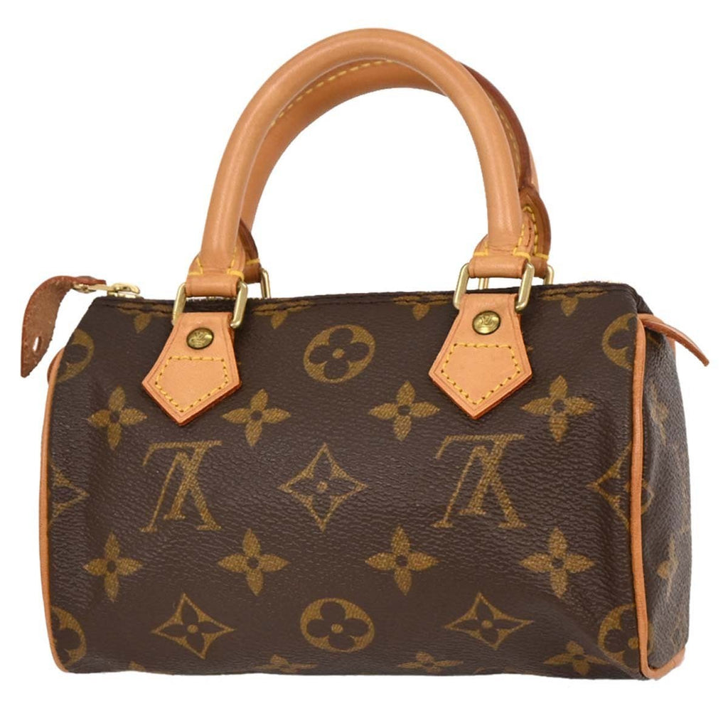Louis Vuitton Speedy Mini Hl Handbag Monogram Canvas Brown Canvas Handbag