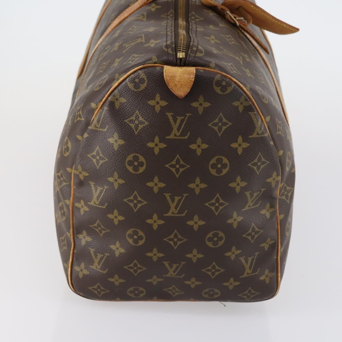 Louis Vuitton Keepall Bag Monogram Canvas Brown Canvas Travel Bag