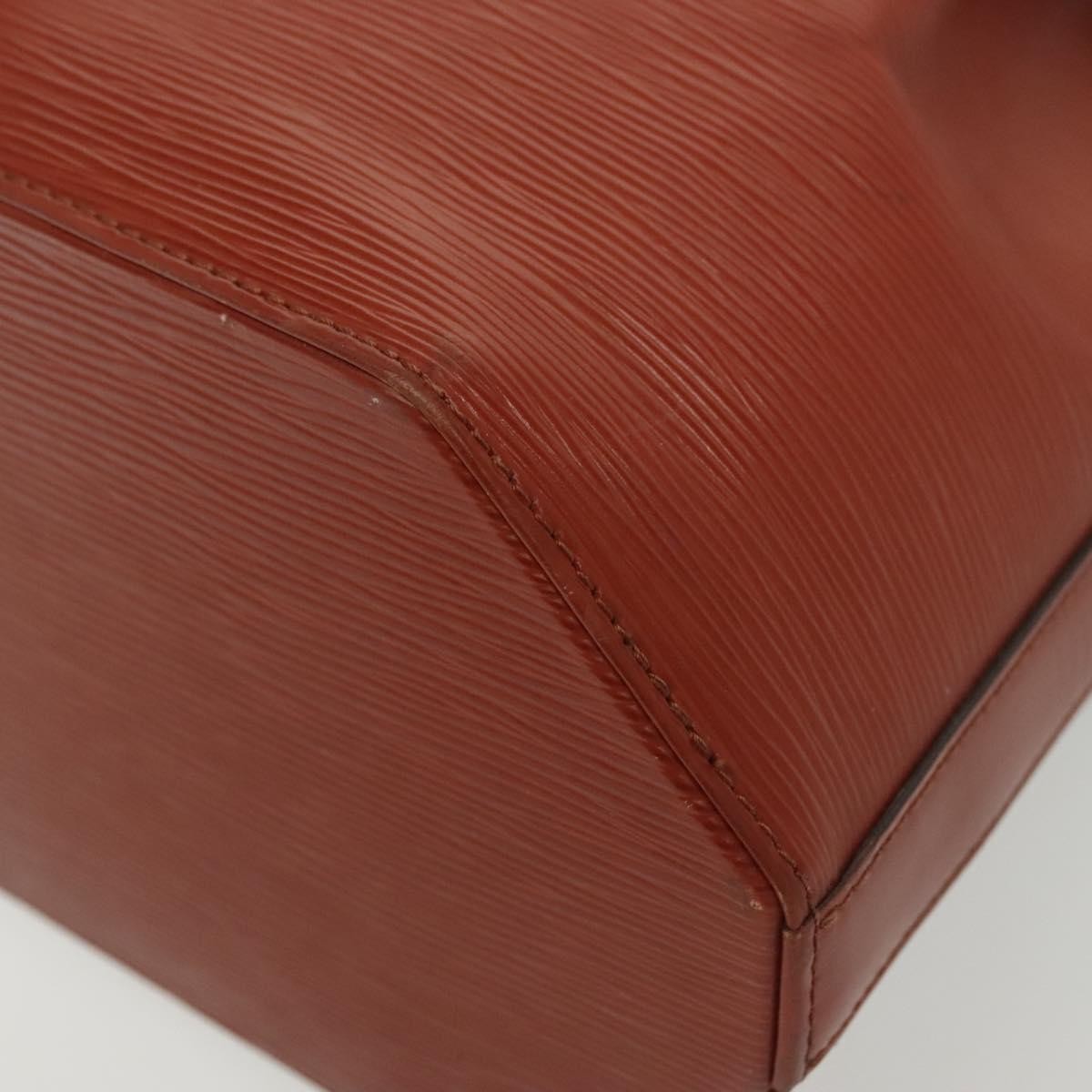 Louis Vuitton Vintage Sac D'epaule Handbag Epi Leather Brown Leather Bag