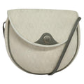 Christian Dior Vintage Honeycomb Shoulder Bag Canvas White Canvas Shoulder Bag Bag (Pre-Owned)