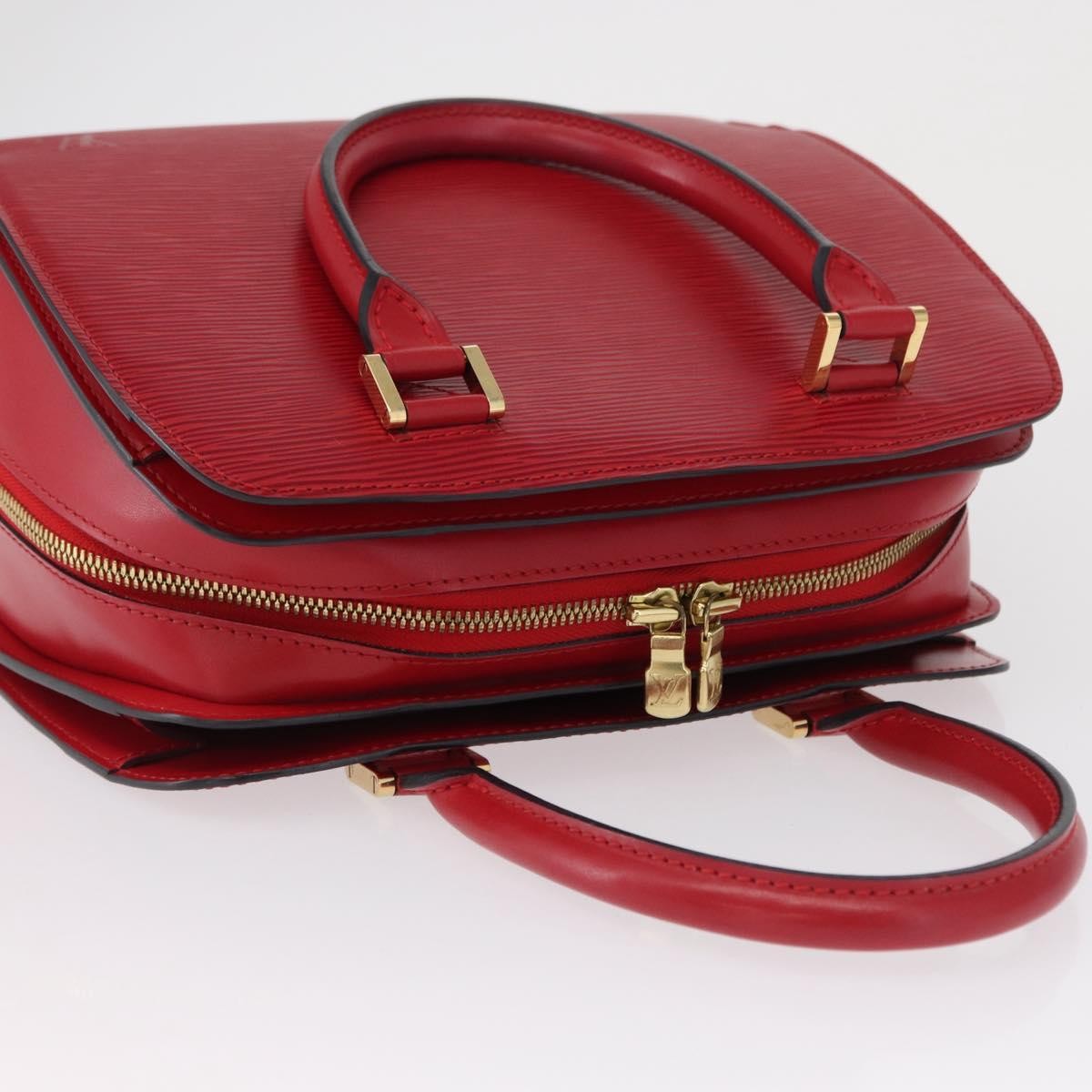 Louis Vuitton Pont Neuf Handbag Epi Leather Red Leather Handbag