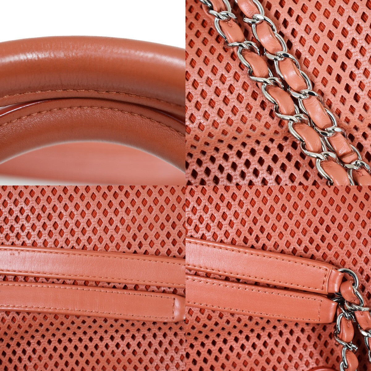 Chanel French Riviera Tote Quilted Caviar Pink Leather Handbag