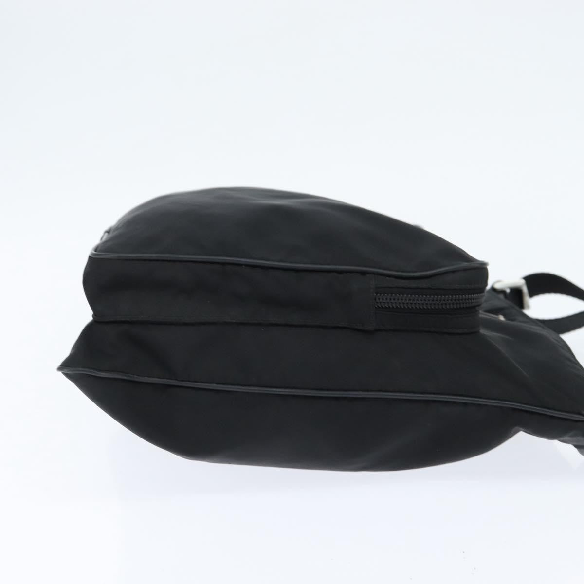 Prada Front Pocket Messenger Bag Tessuto Black Nylon Shoulder Bag Bag