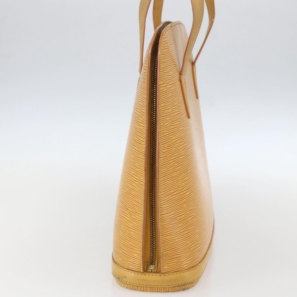 Louis Vuitton Lussac Handbag Epi Leather Yellow Leather Shoulder Bag