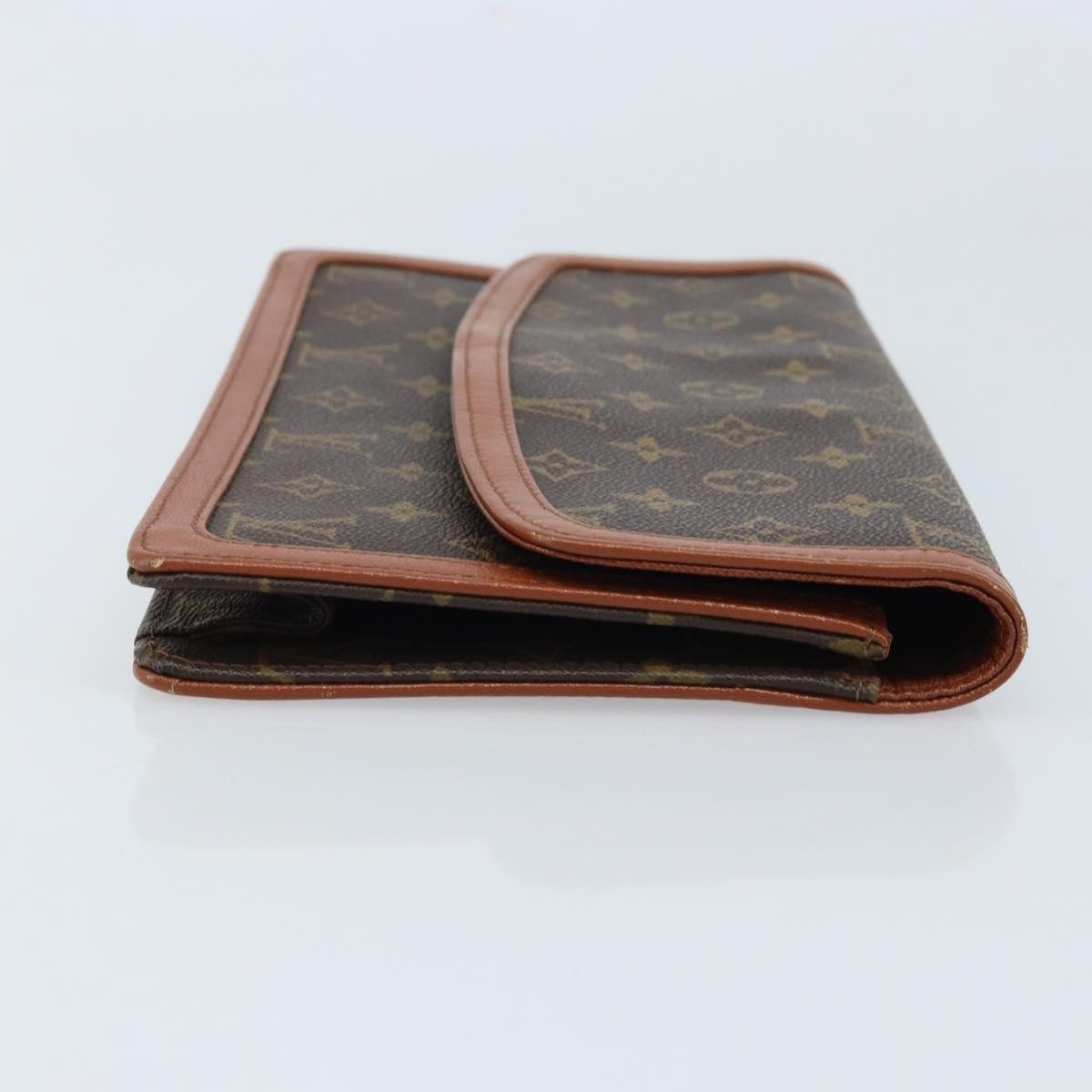 Louis Vuitton Dame Pochette Monogram Canvas Brown Canvas Clutche & Pouche Bag