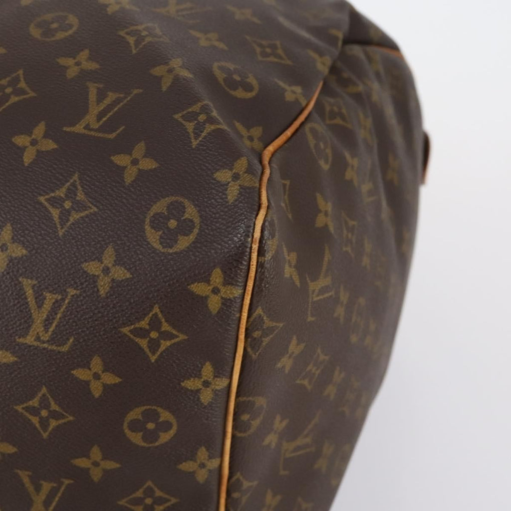 Louis Vuitton Keepall Bag Monogram Canvas Brown Canvas Travel Bag