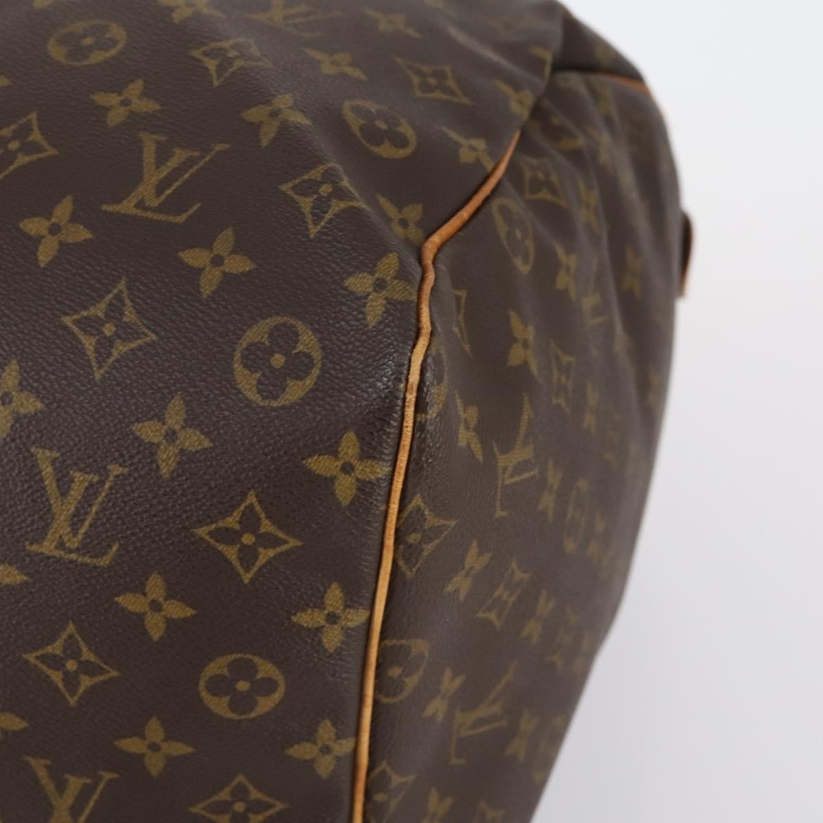 Louis Vuitton Keepall Bag Monogram Canvas Brown Canvas Travel Bag