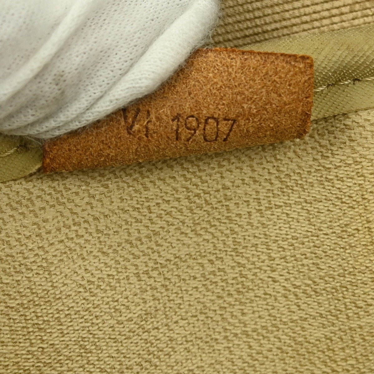 Louis Vuitton Deauville Handbag Monogram Canvas Brown Canvas Handbag