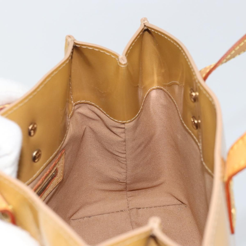 Louis Vuitton Reade Handbag Monogram Vernis Beige Patent_Leather Handbag