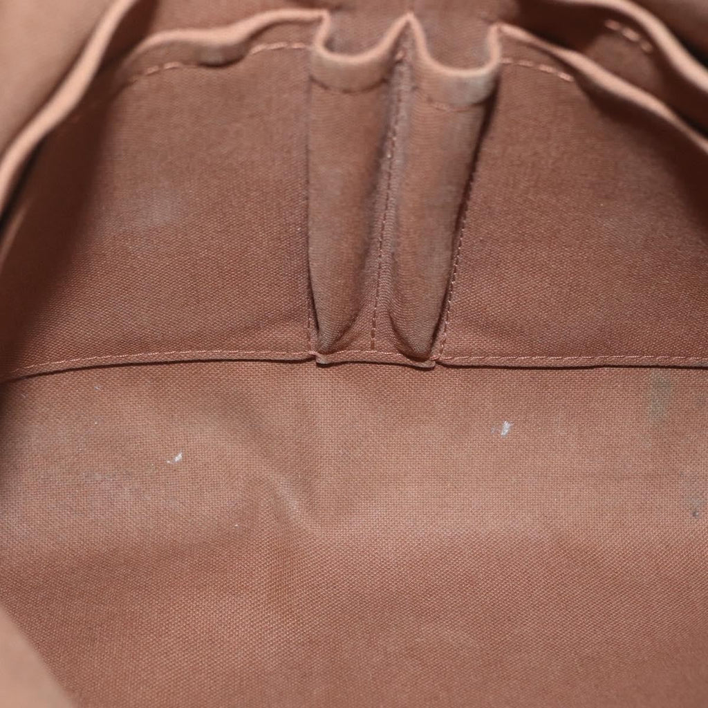 Louis Vuitton Trotteur Beaubourg Handbag Monogram Canvas Brown Canvas Shoulder Bag