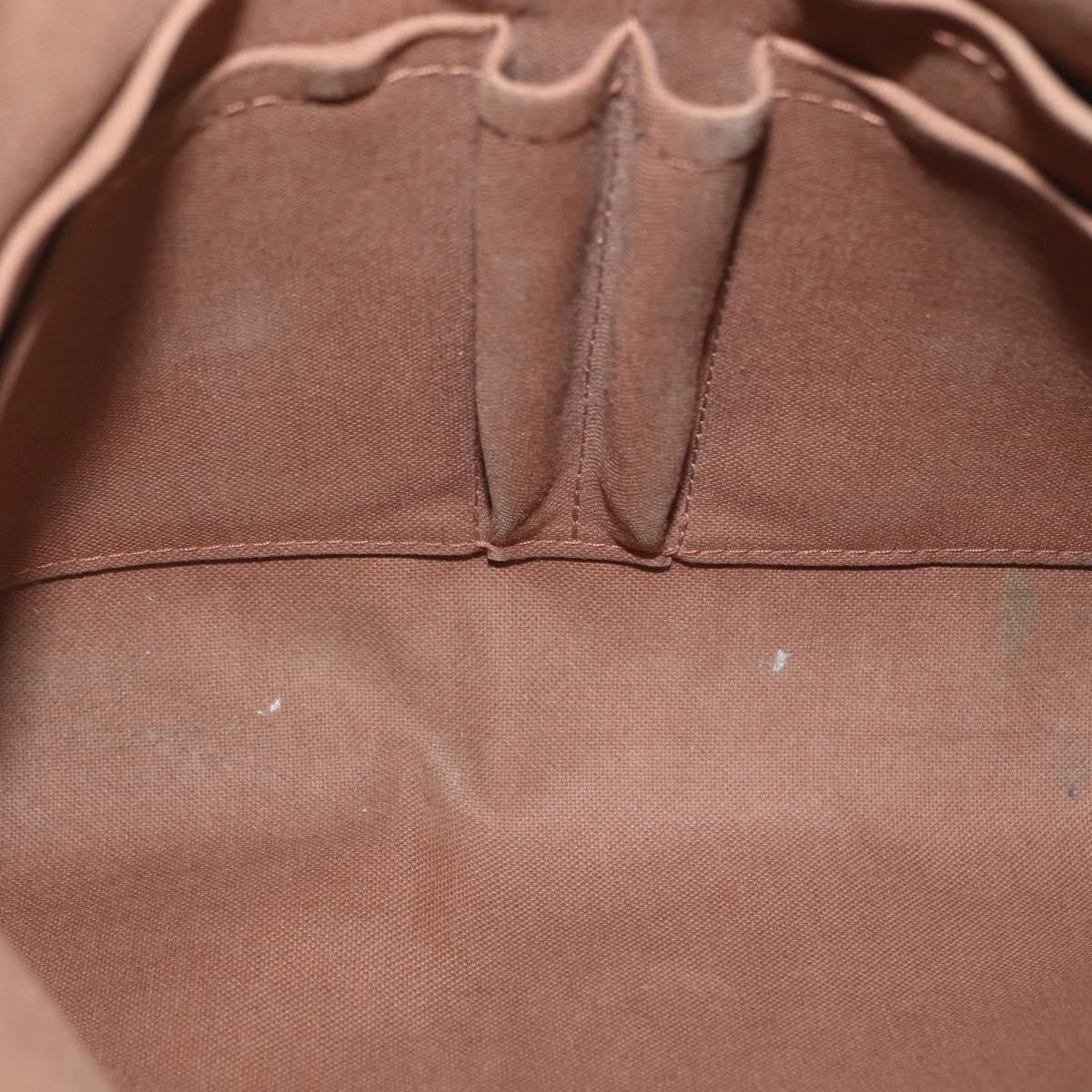 Louis Vuitton Trotteur Beaubourg Handbag Monogram Canvas Brown Canvas Shoulder Bag