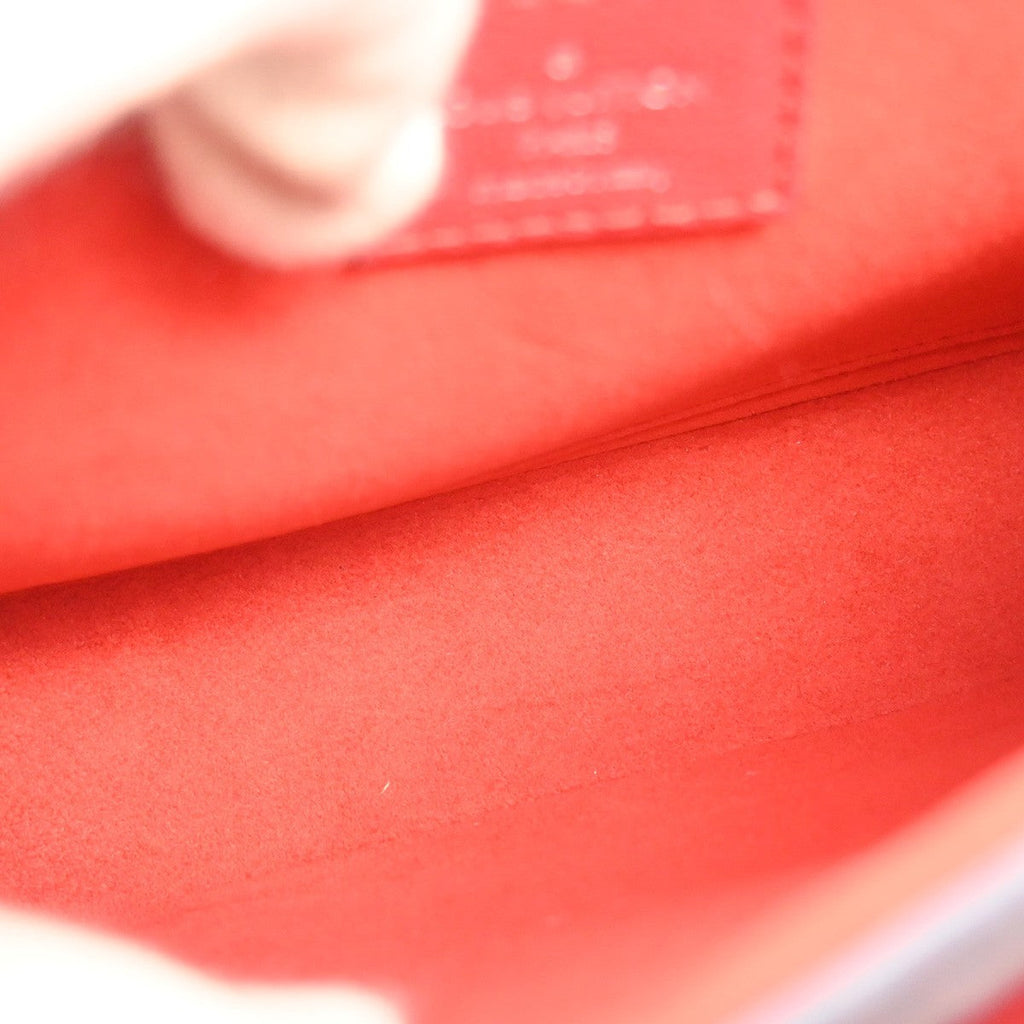 Louis Vuitton Very Messenger Monogram Leather Red Leather Shoulder Bag
