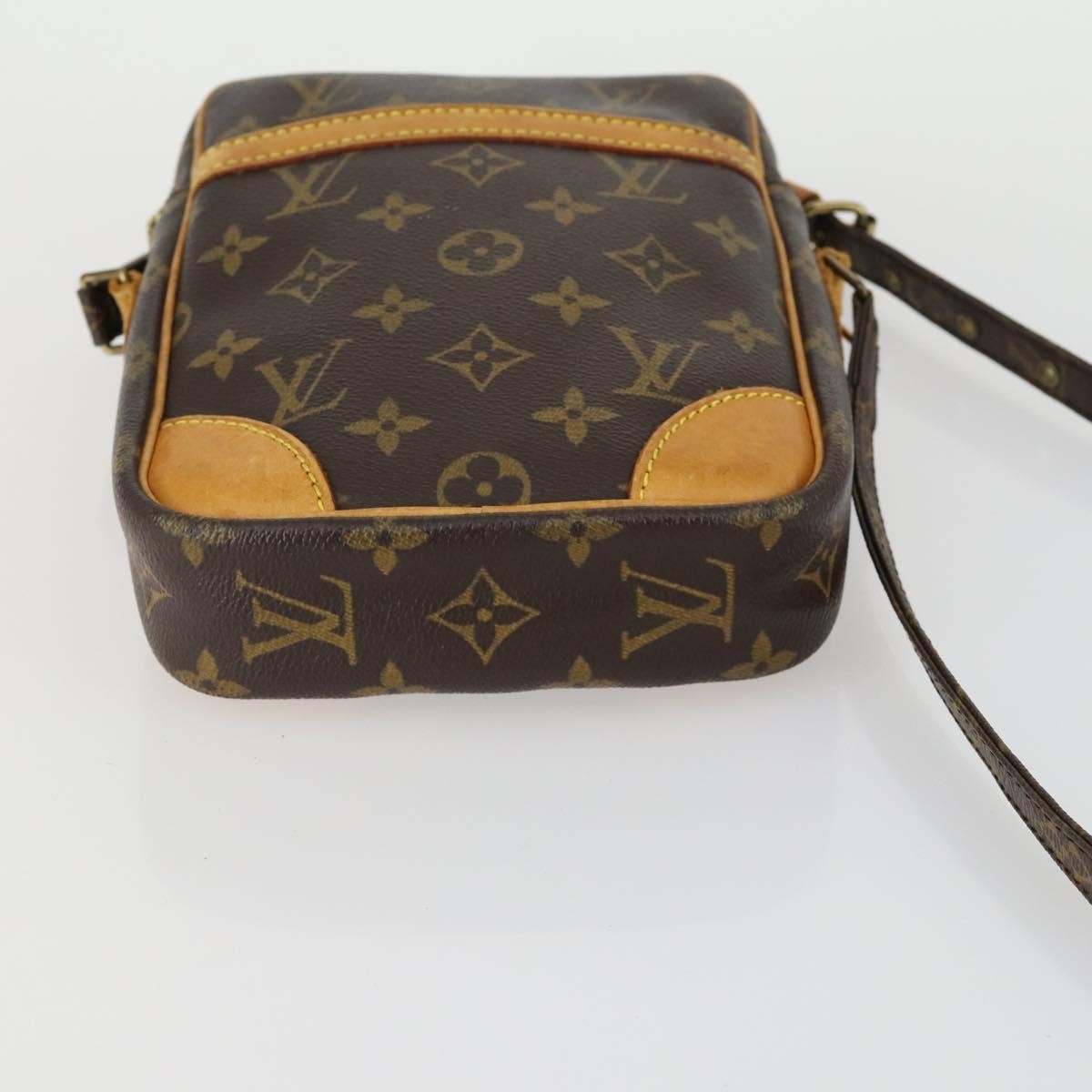 Louis Vuitton Danube Handbag Monogram Canvas Brown Canvas Shoulder Bag