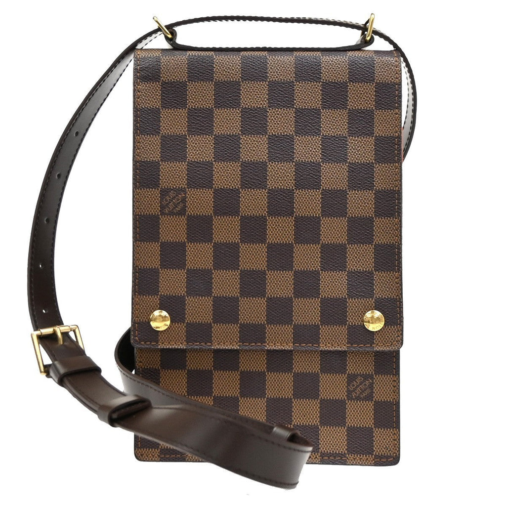 Louis Vuitton Portobello Messenger Damier Brown Canvas Shoulder Bag