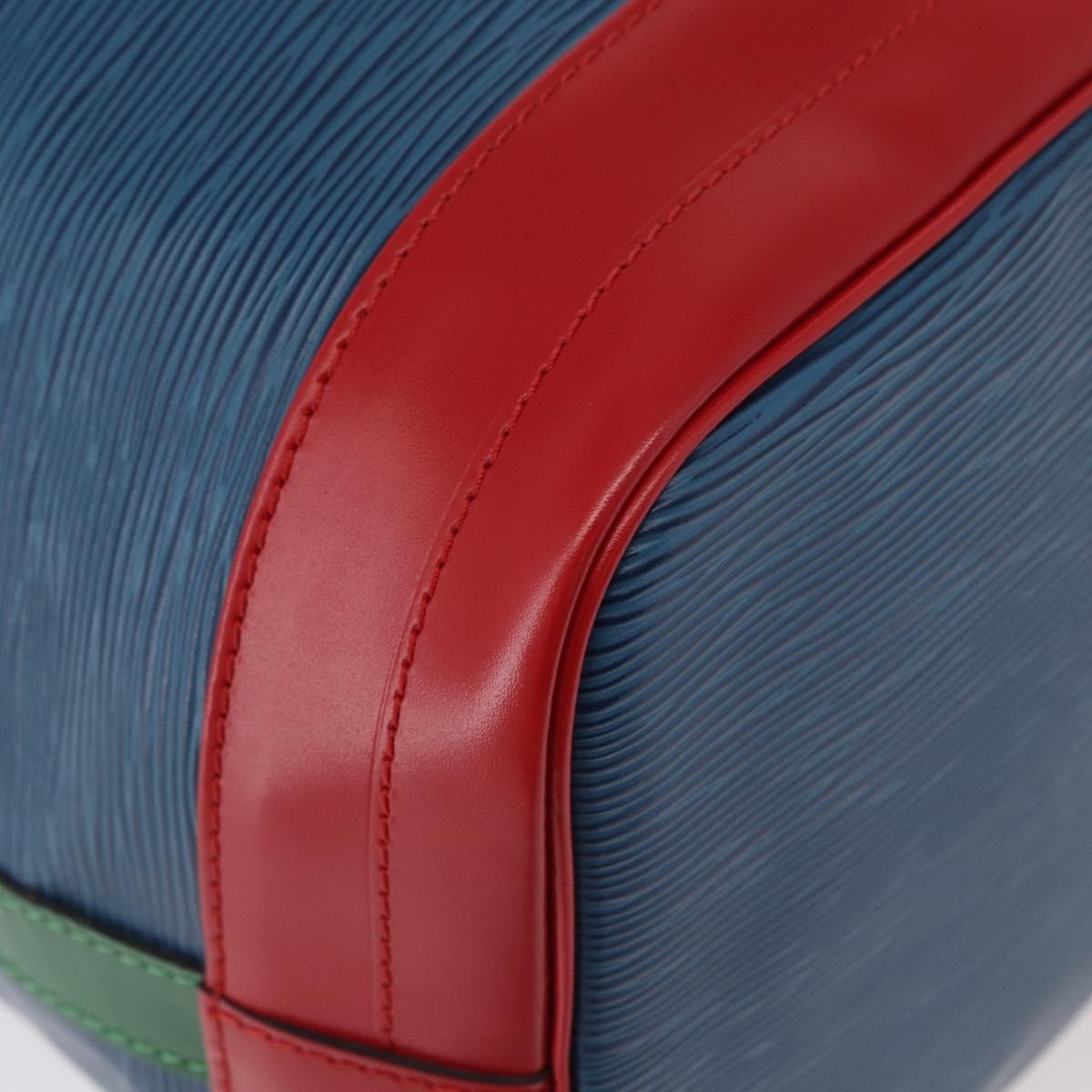 Louis Vuitton Tricolor Noe Handbag Epi Leather Blue Leather Shoulder Bag