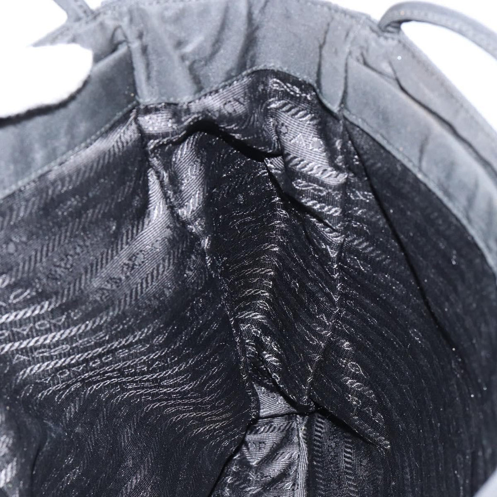 Prada Vintage Tote Tessuto Black Nylon Tote Bag Bag