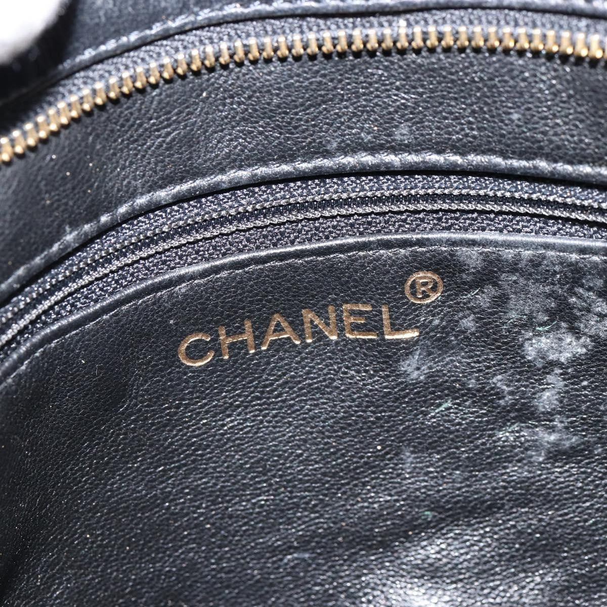 Chanel Vintage Shoulder Bag Leather Black Leather Shoulder Bag Bag