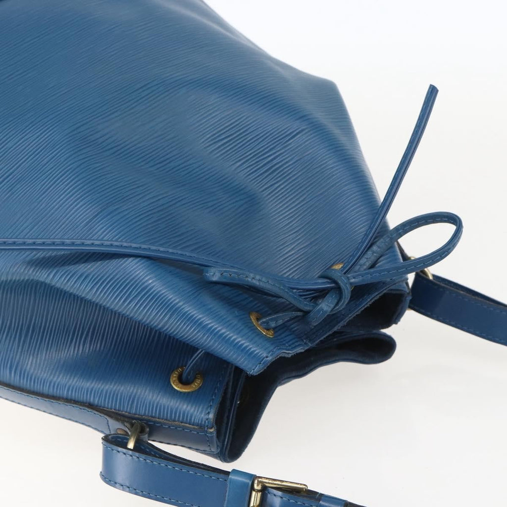 Louis Vuitton Noe Handbag Epi Leather Blue Leather Shoulder Bag