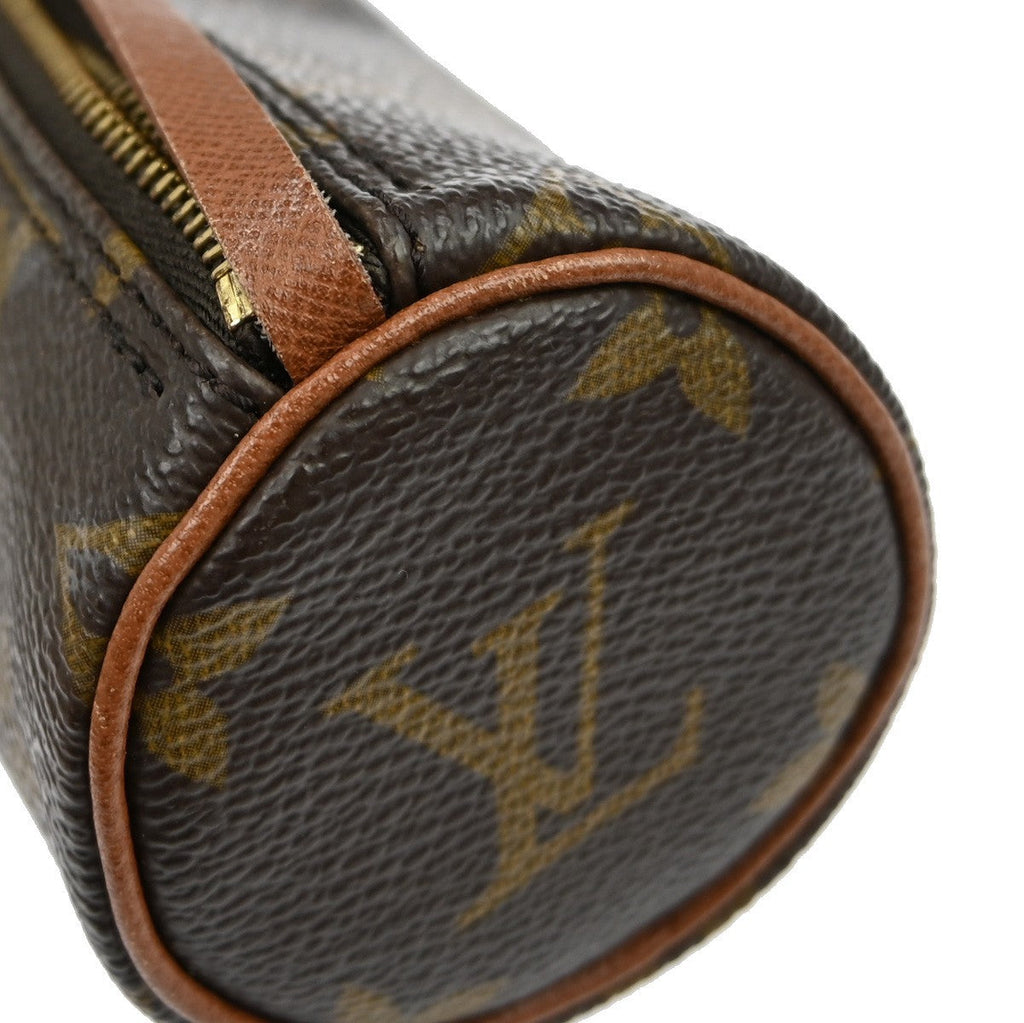 Louis Vuitton Papillon Pochette Monogram Canvas Brown Canvas Clutche & Pouche Bag