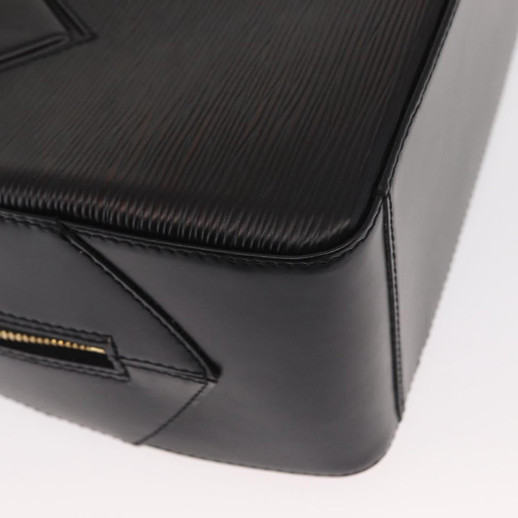Louis Vuitton Sablons Handbag Epi Leather Black Leather Handbag
