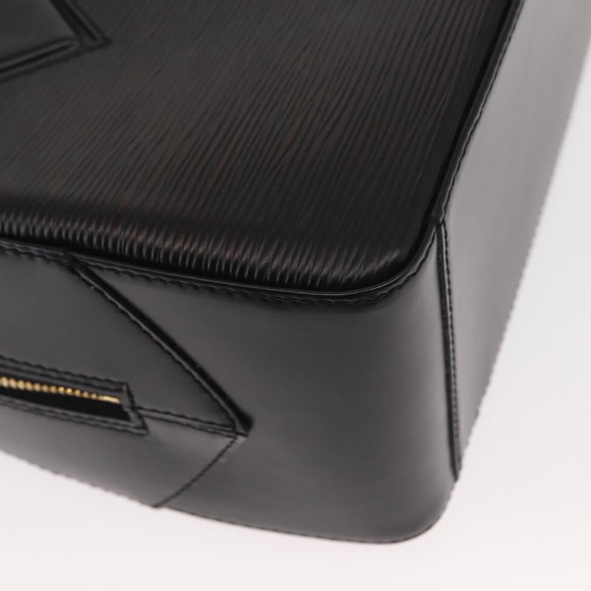 Louis Vuitton Sablons Handbag Epi Leather Black Leather Handbag