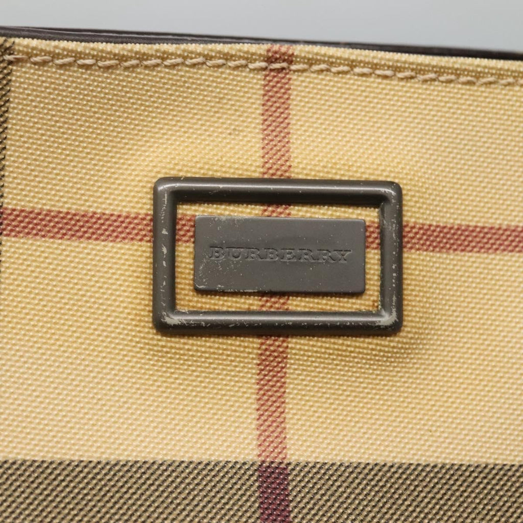 Burberry Nova Check Handbag Nova Check Canvas Beige Canvas Handbag